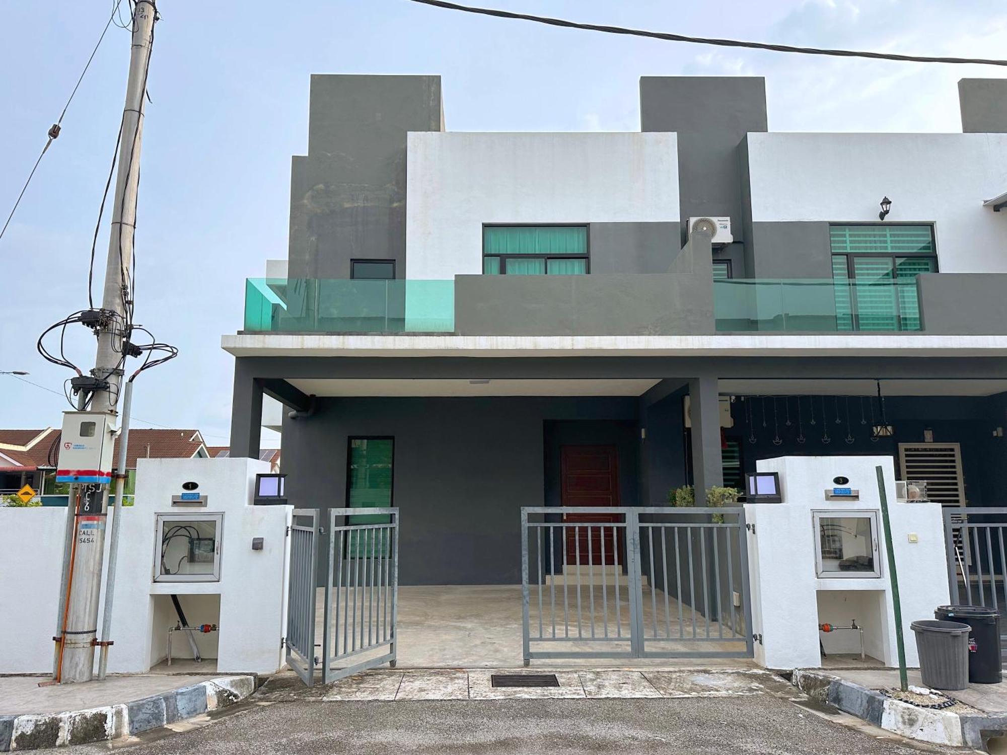 Simpang Ampat  12Pax-4Br3.5Ba2Lvr/Bm/Juru/100In Proj/Autocity/Ikeaヴィラ エクステリア 写真